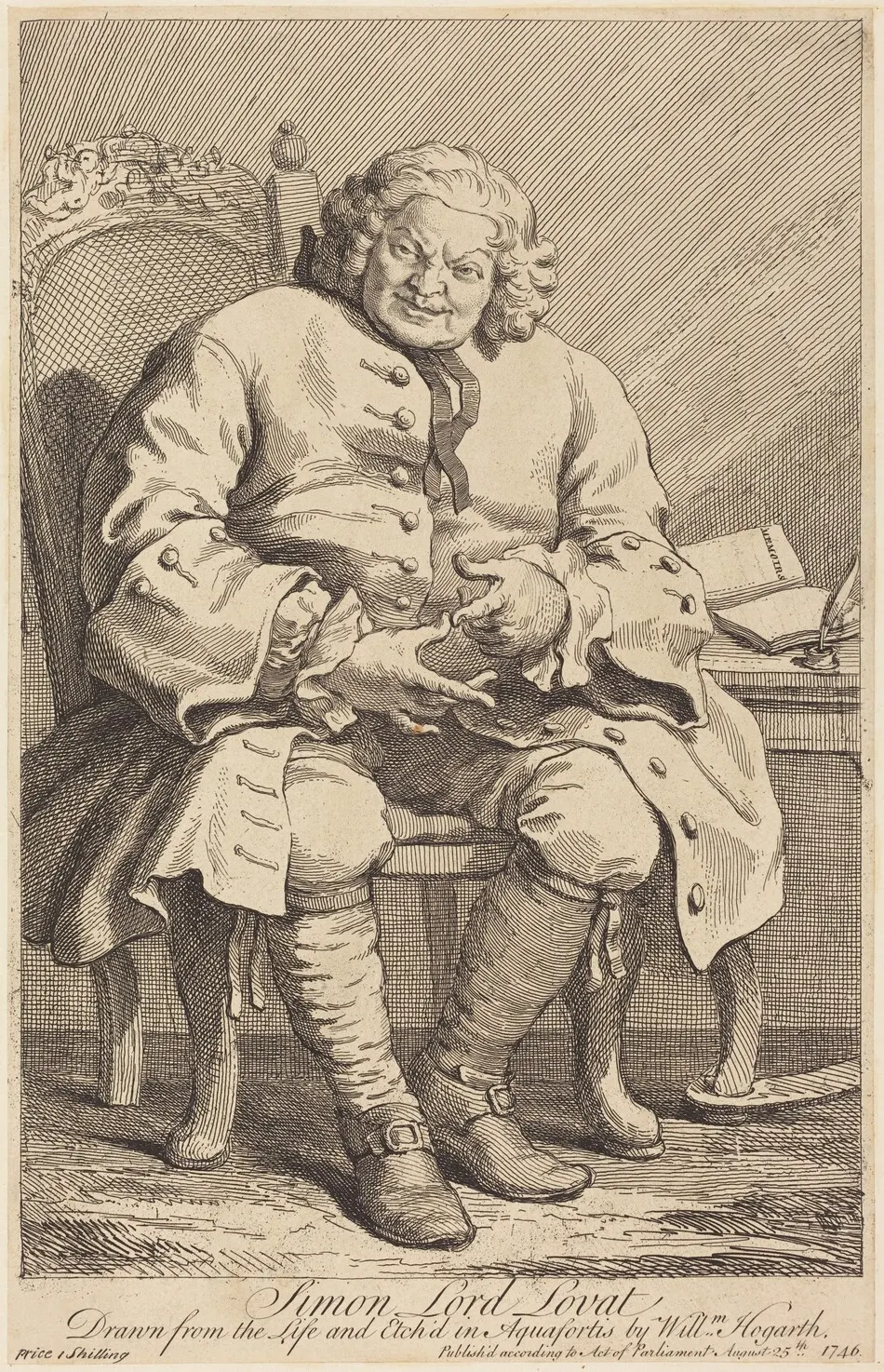 Simon Lord Lovat by William Hogarth