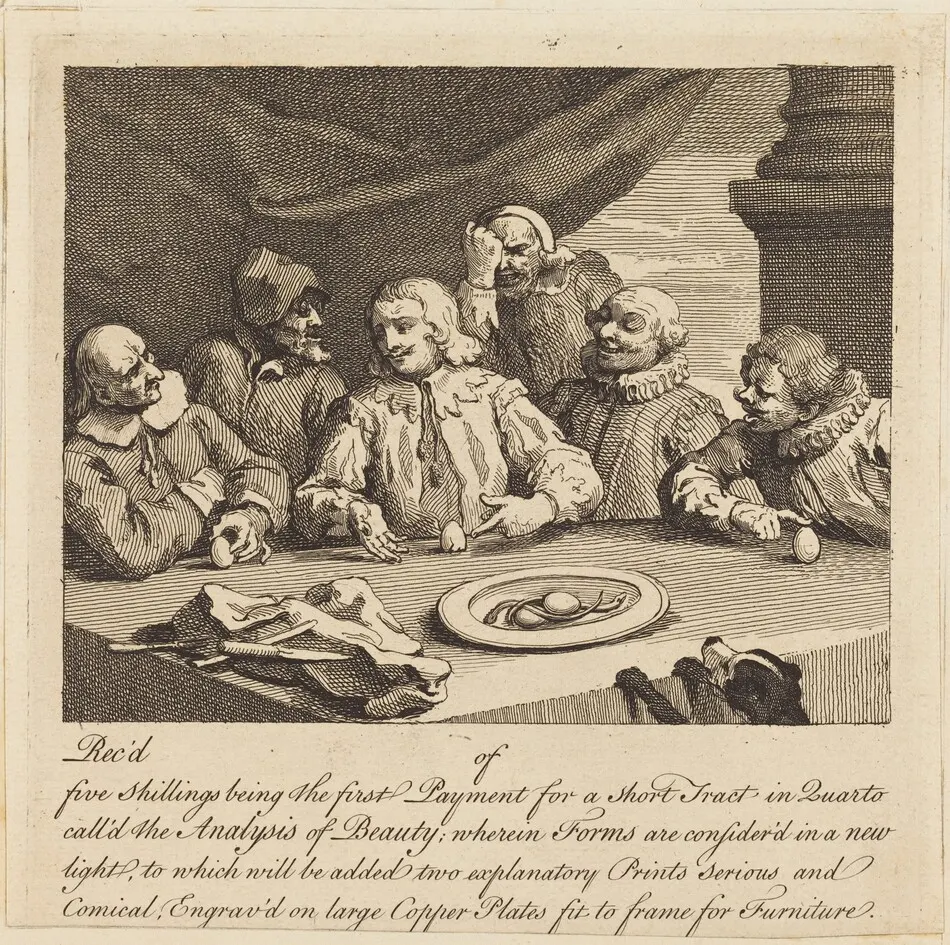 Columbus Breaking the Egg by William Hogarth