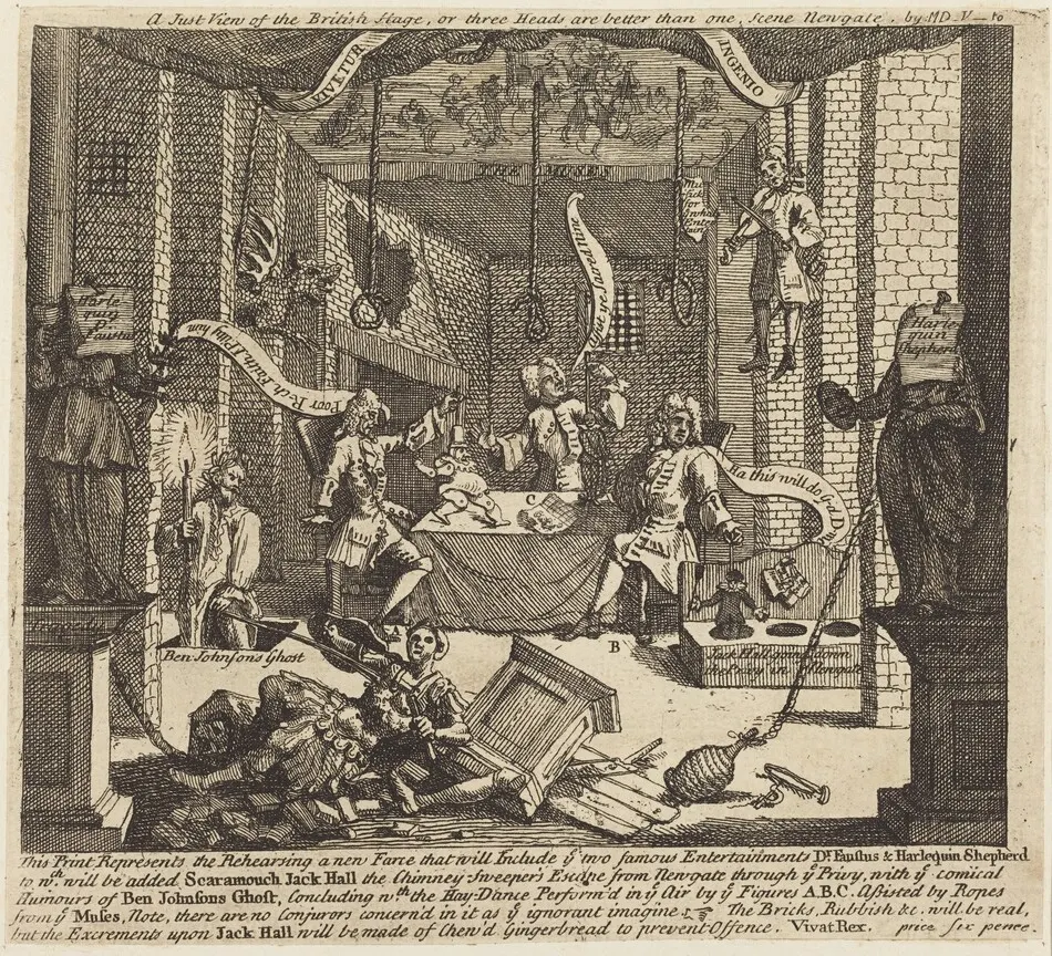 A Just View of the British Stage by William Hogarth