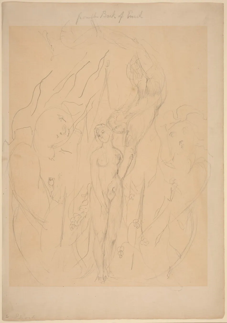 An Angel Teaching a Daughter of Men the Secrets of Sin by William Blake