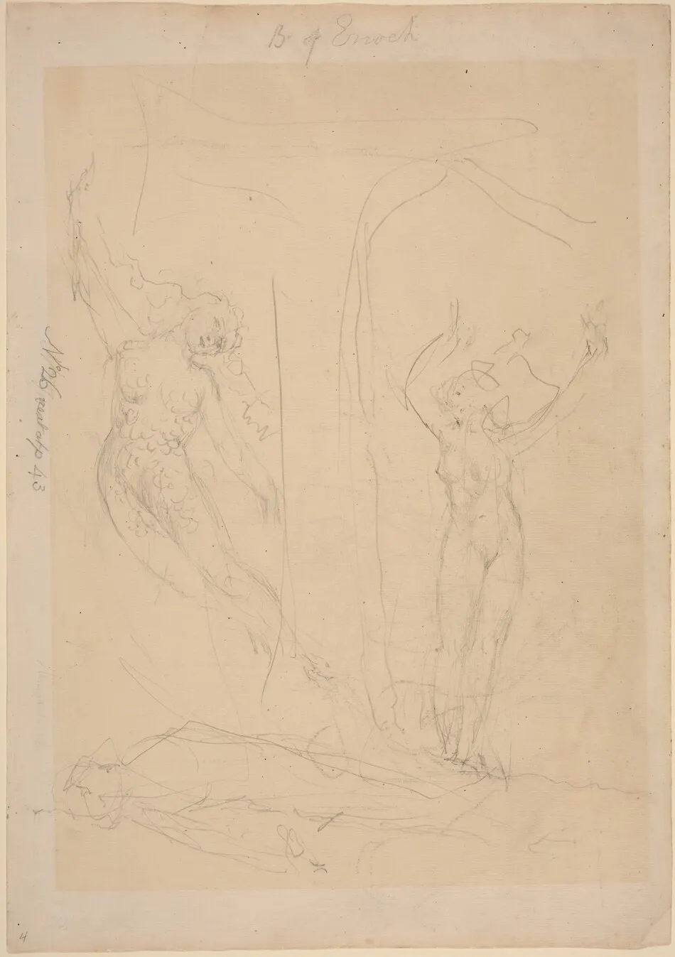 The Daughter of Men Becomes a Siren by William Blake