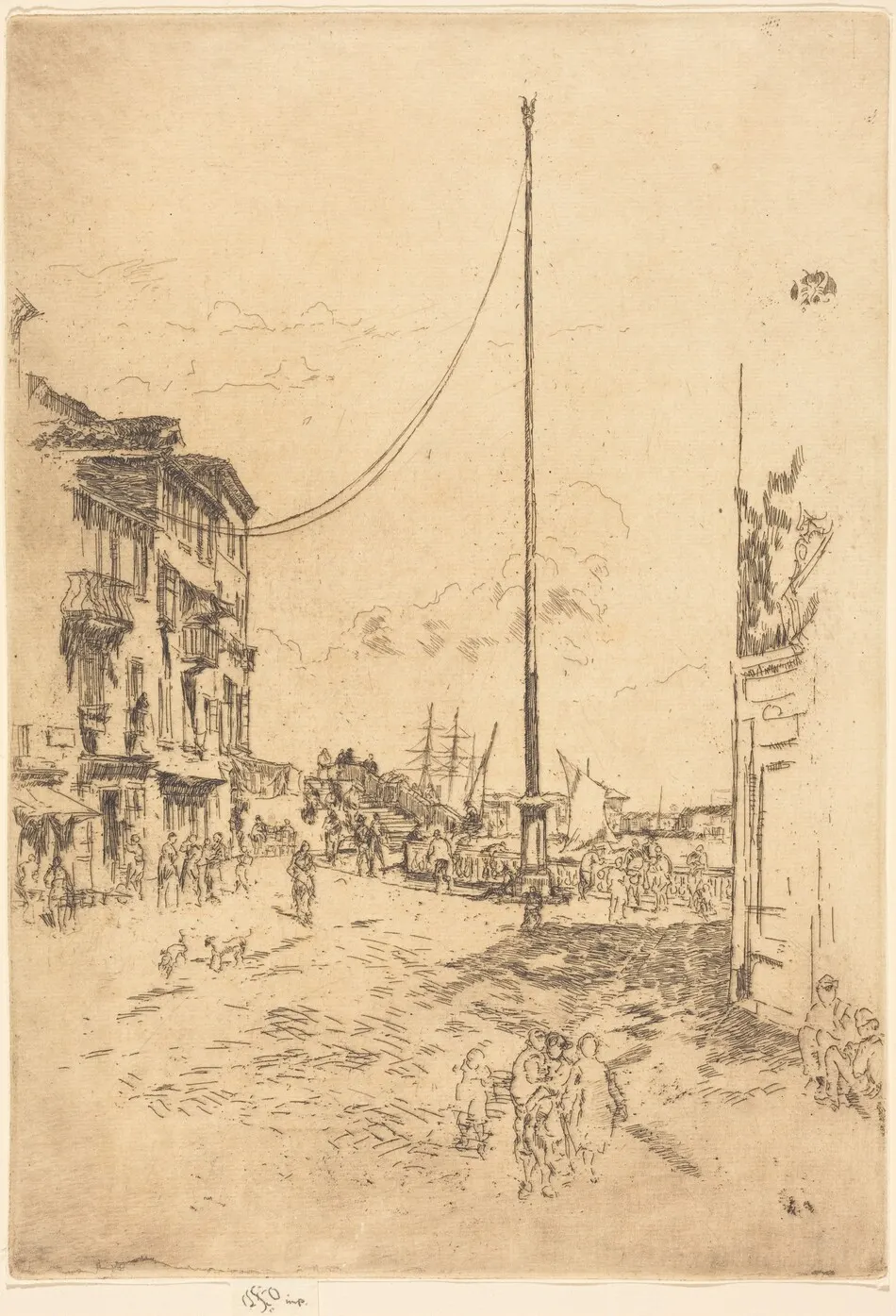 The Little Mast by James McNeill Whistler
