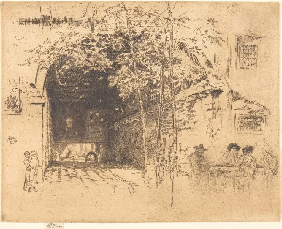 The Traghetto, No.II by James McNeill Whistler