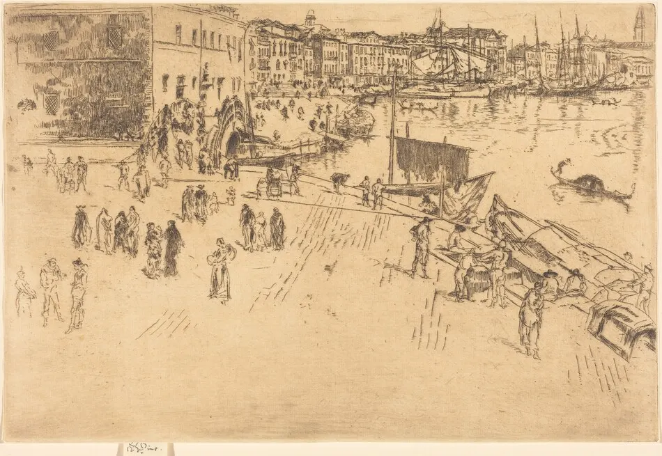 The Riva, No.I by James McNeill Whistler