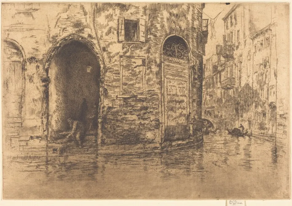 Two Doorways by James McNeill Whistler