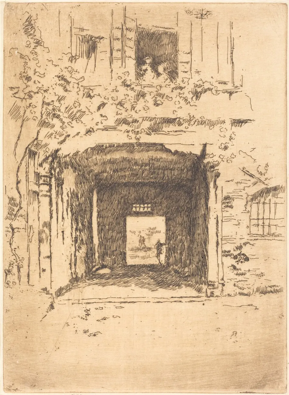 Doorway and Vine by James McNeill Whistler