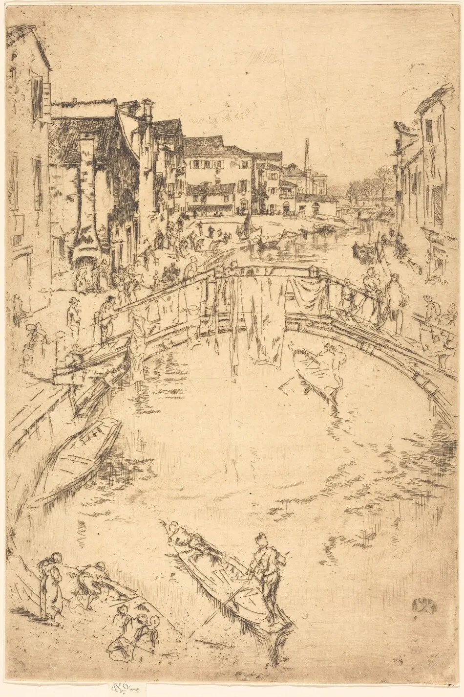 The Bridge, Santa Marta by James McNeill Whistler