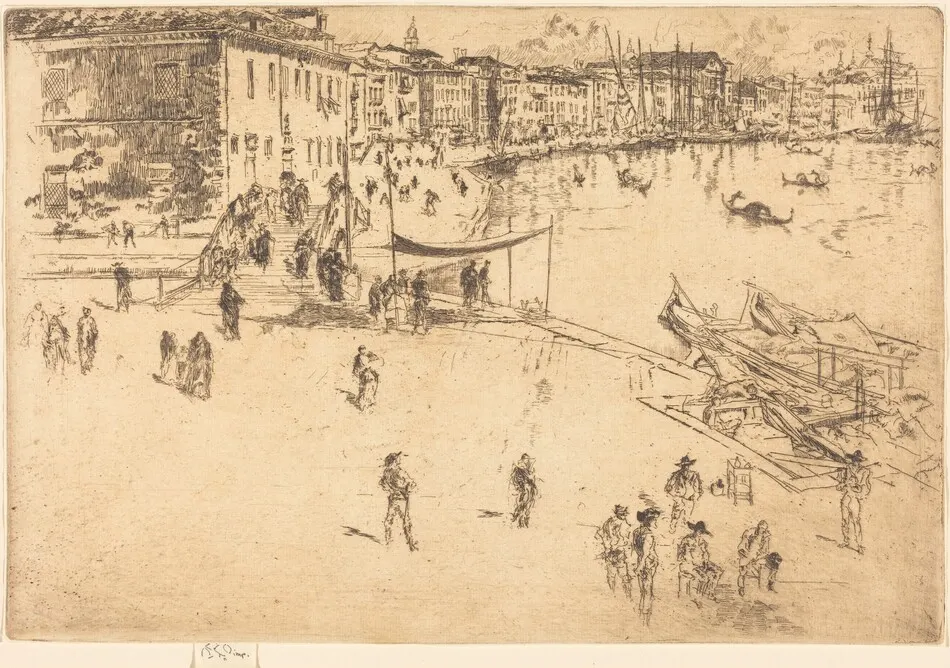 The Riva, No.II by James McNeill Whistler