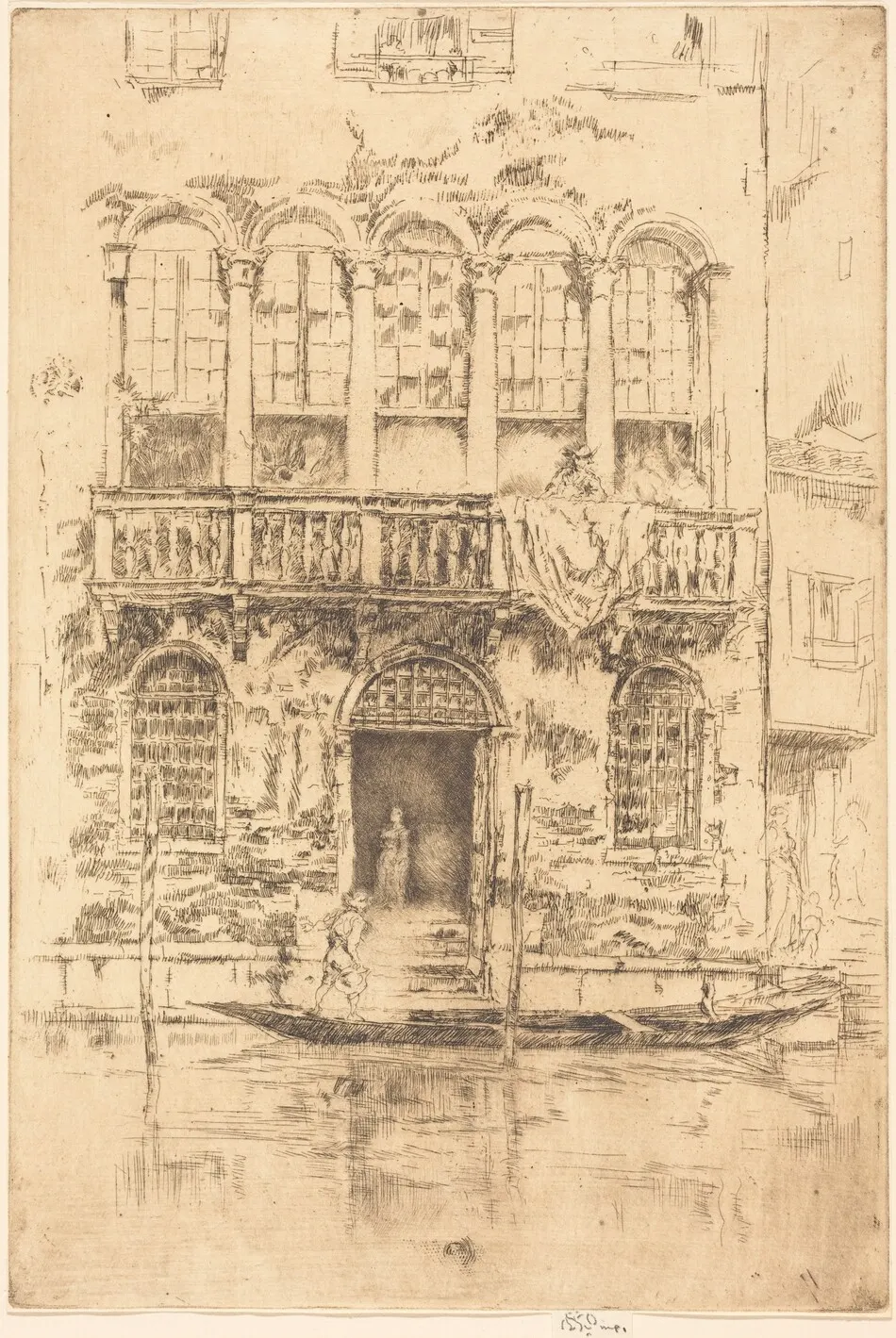 The Balcony by James McNeill Whistler