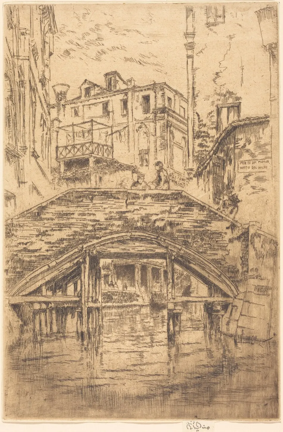 Ponte del Piovan by James McNeill Whistler