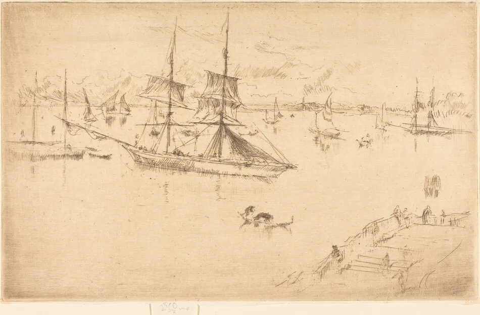 Lagoon: Noon by James McNeill Whistler