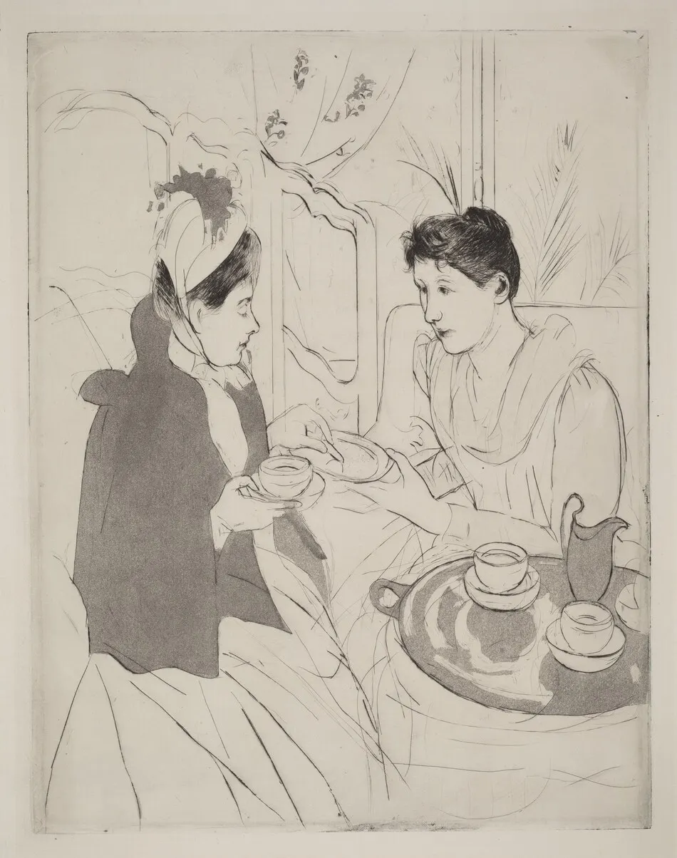 Afternoon Tea Party by Mary Cassatt