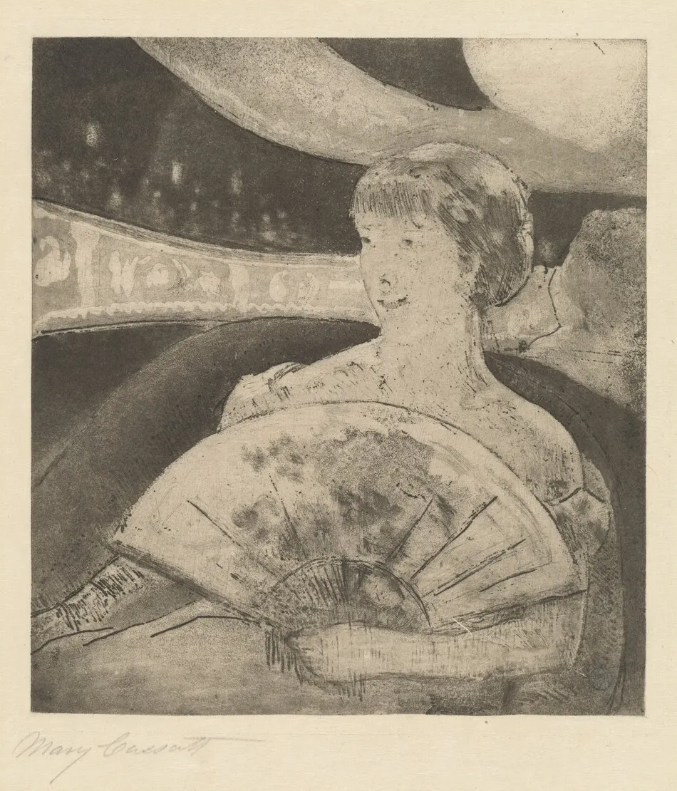 In the Opera Box (No. 3) by Mary Cassatt