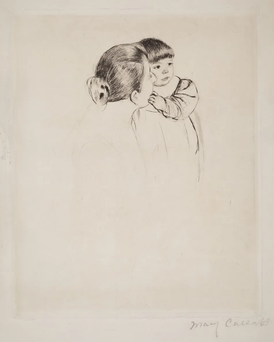 Peasant Mother and Child by Mary Cassatt
