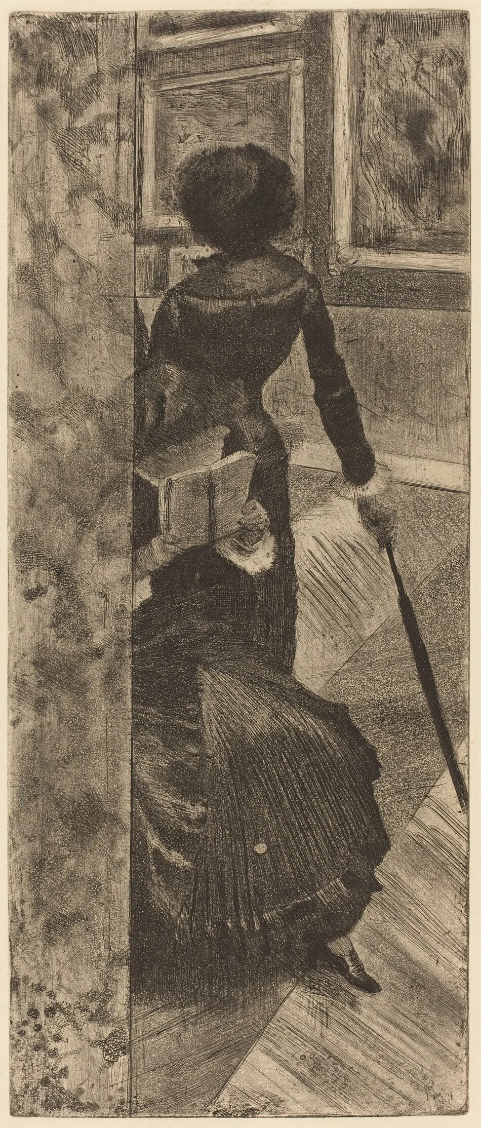 Mary Cassatt at the Louvre: The Paintings Gallery by Edgar Degas