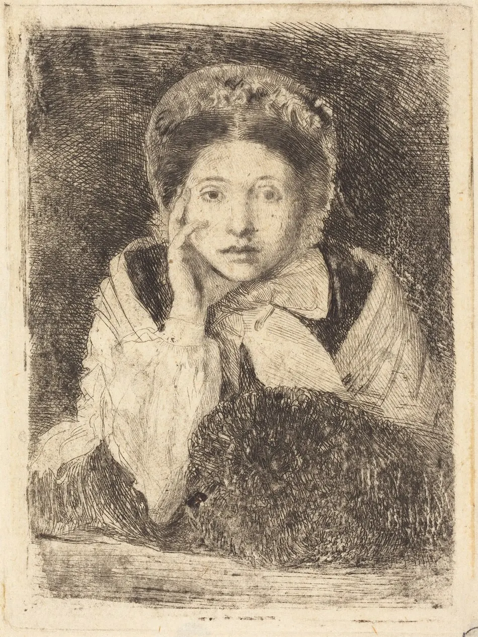 Marguerite De Gas, the Artist's Sister (Marguerite De Gas, soeur de l'artiste) by Edgar Degas