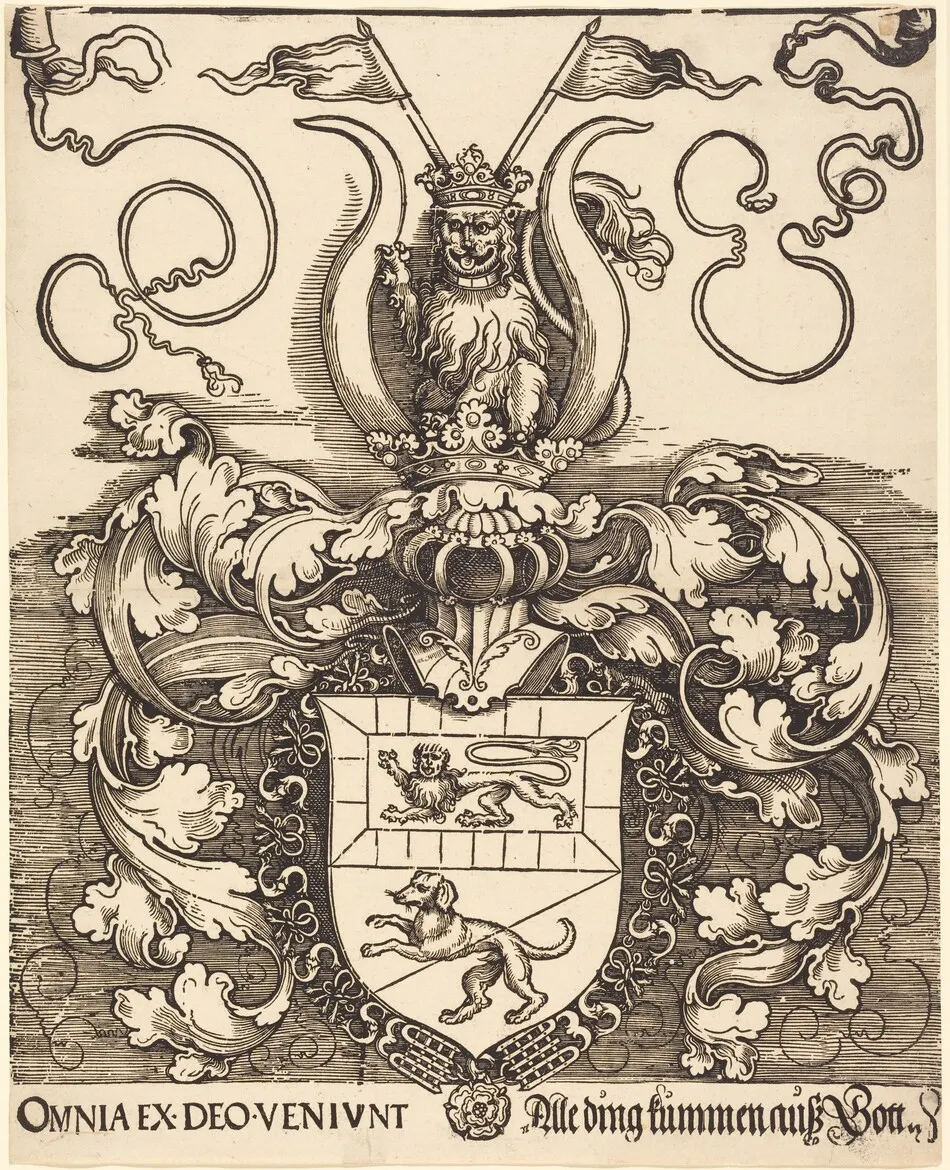 Coat of Arms of Lorenz Staiber by Albrecht Dürer