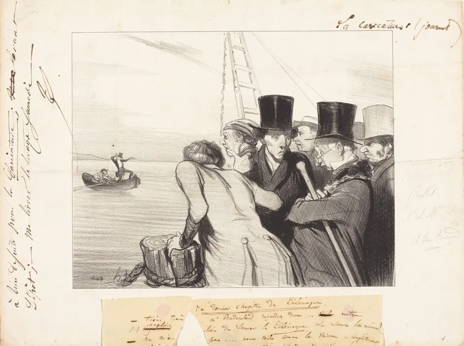 Le Dernier du Télémaque by Honoré Daumier