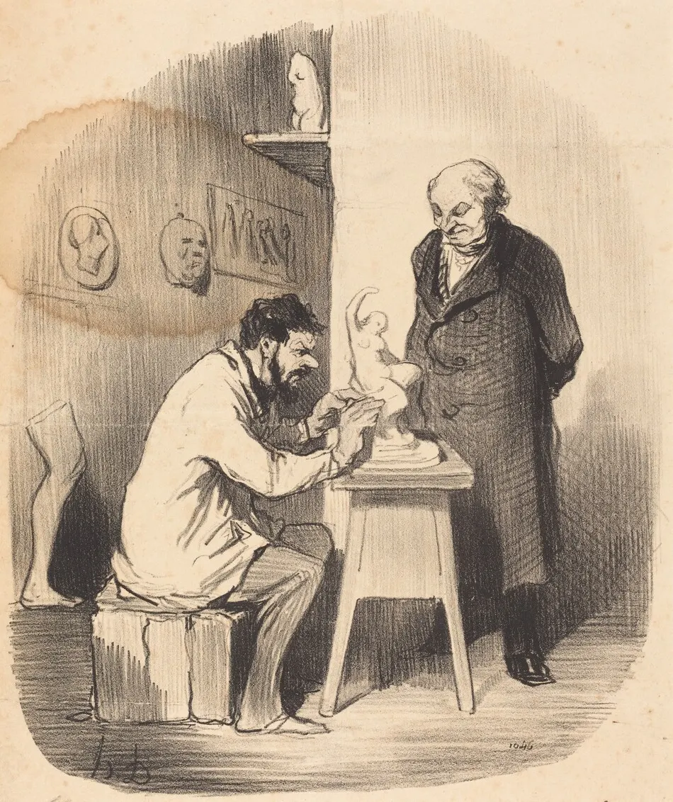 Faudra que je vous fasse faire un jour... by Honoré Daumier