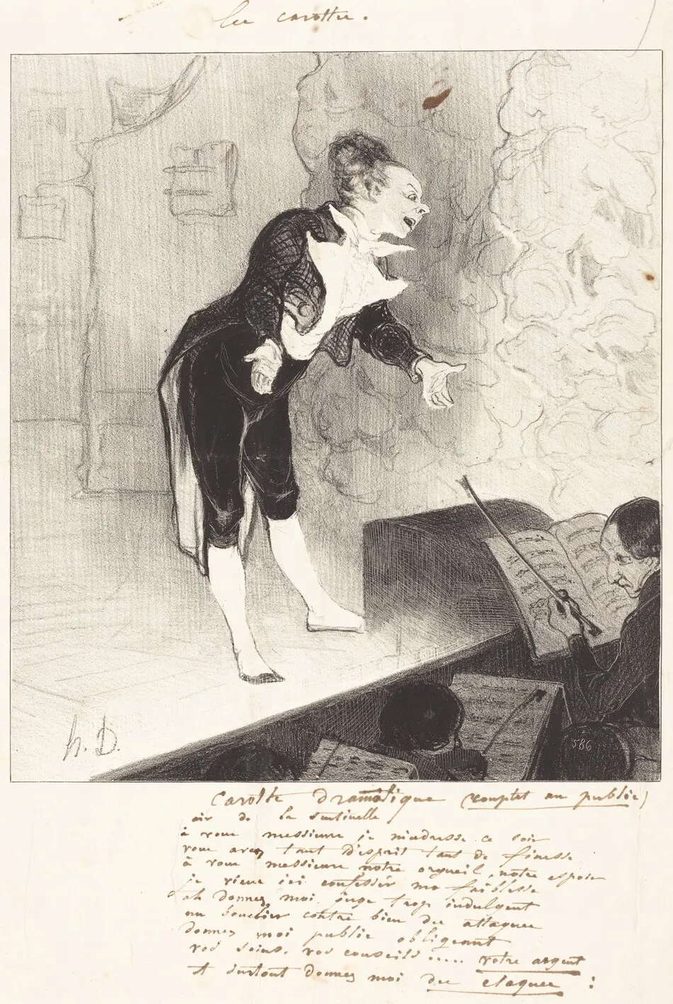 Carotte dramatique by Honoré Daumier