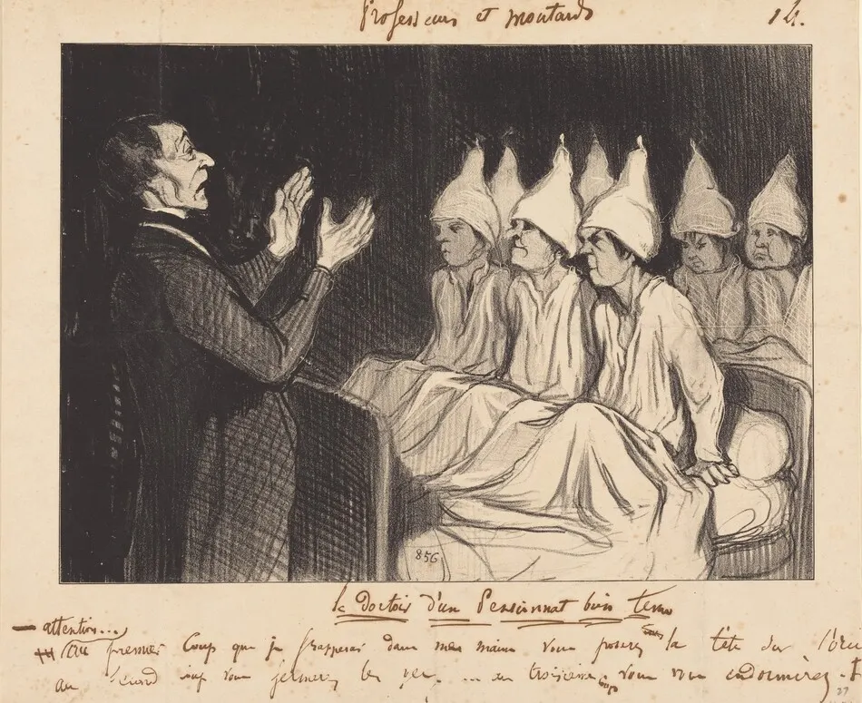 Le Dortoir d'un pensionnat bien tenu by Honoré Daumier