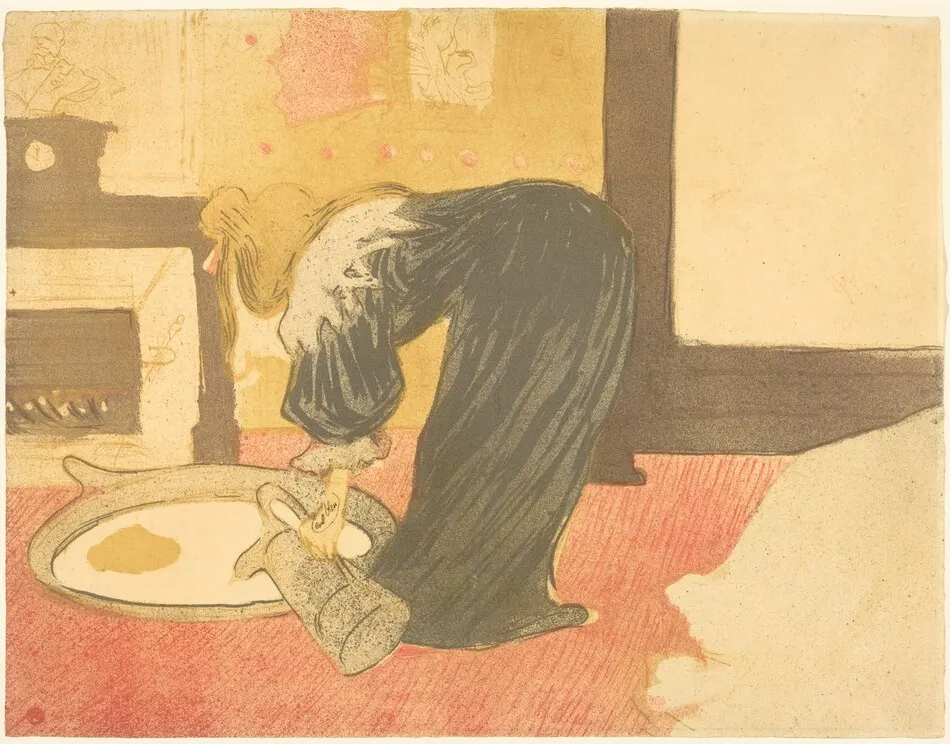 Woman at the Tub (Femme au tub) by Henri de Toulouse-Lautrec