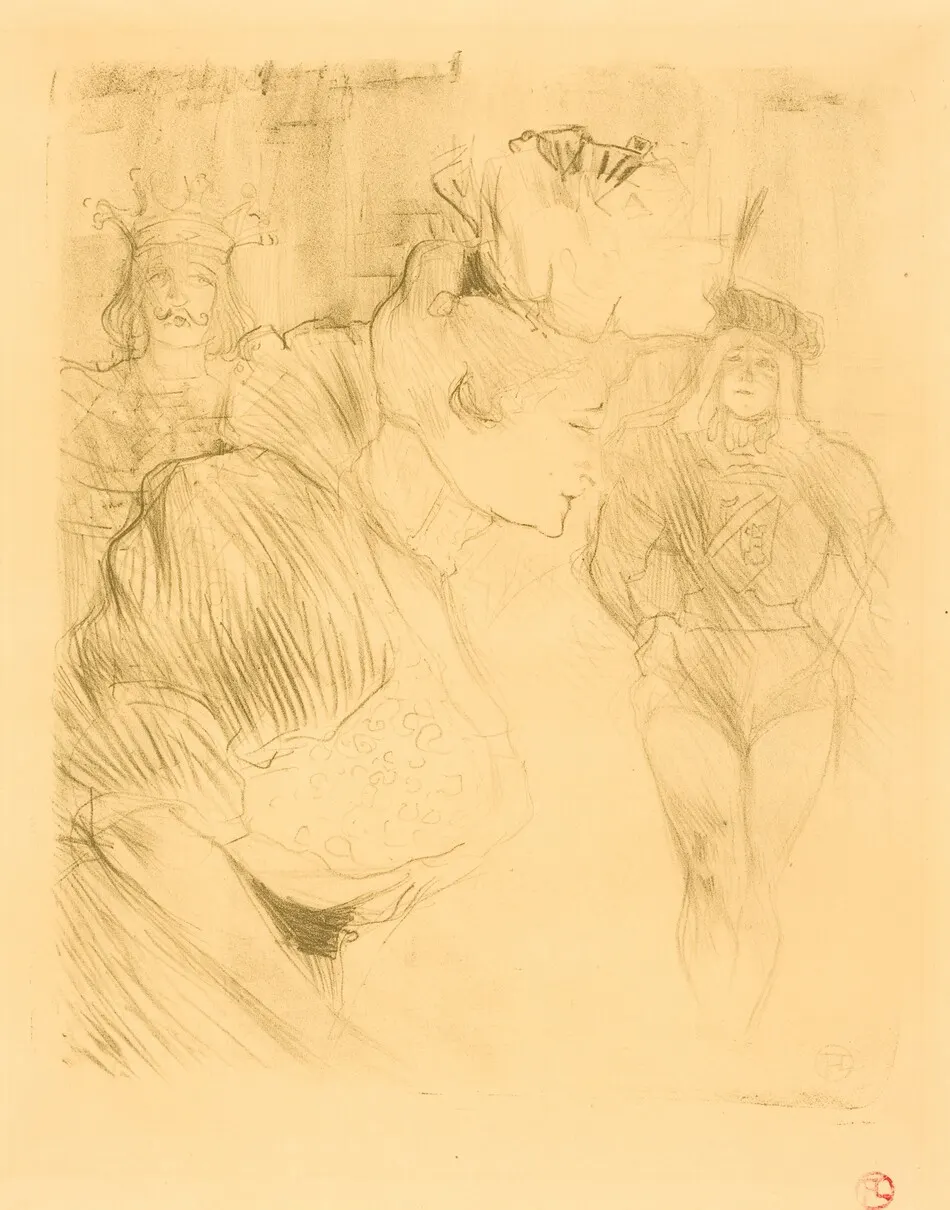 Lender Bowing (Lender saluant) by Henri de Toulouse-Lautrec