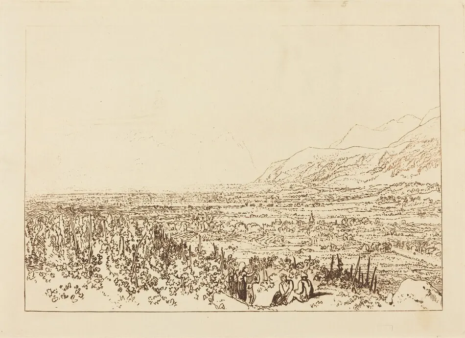 Chain of Alps from Grenoble to Chamberi by J.M.W. Turner