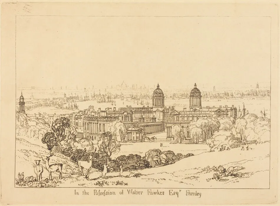 London from Greenwich by J.M.W. Turner