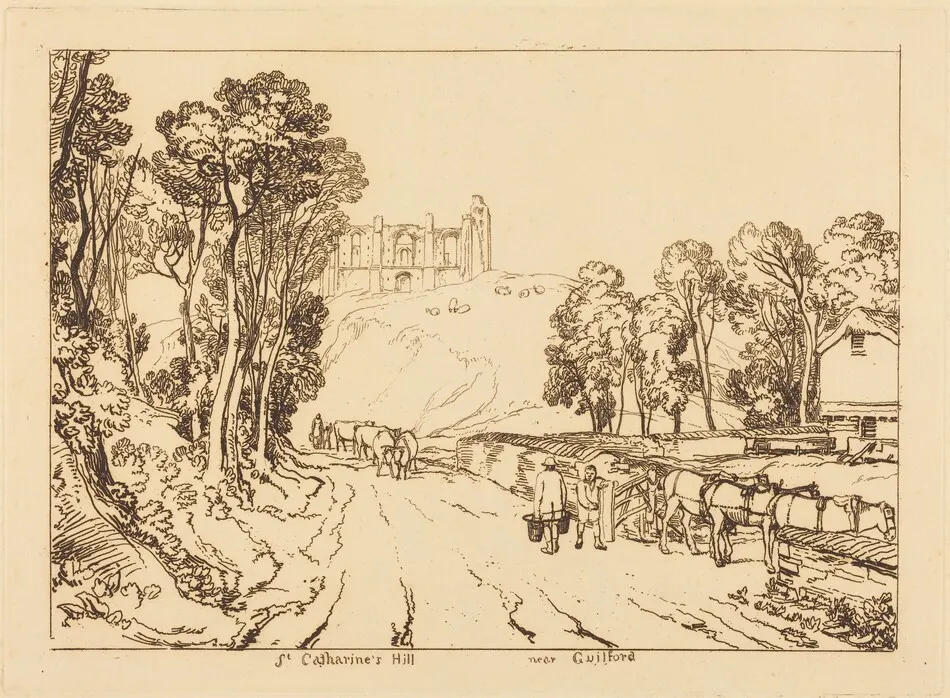 Saint Catherine's Hill Near Guilford by J.M.W. Turner