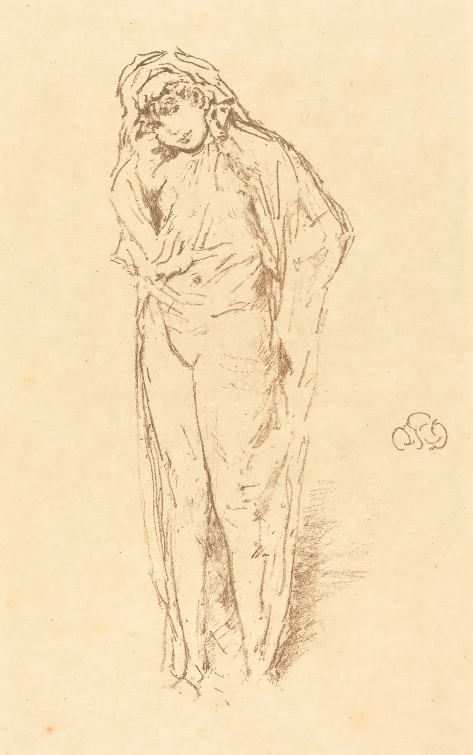 Draped Figure, Standing by James McNeill Whistler