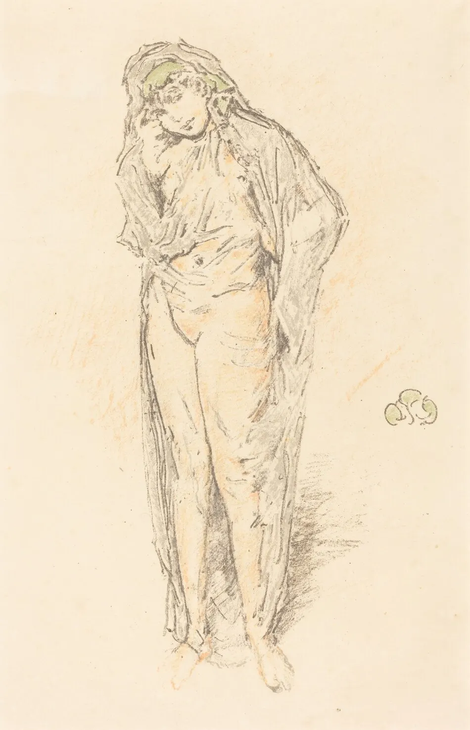 Draped Figure, Standing by James McNeill Whistler