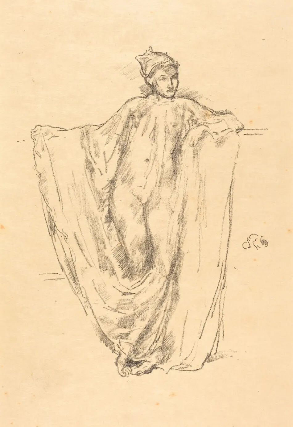 Figure Study by James McNeill Whistler