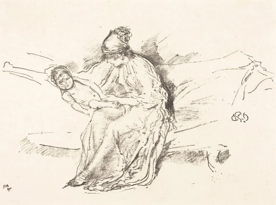 Mother and Child, No. 4 by James McNeill Whistler