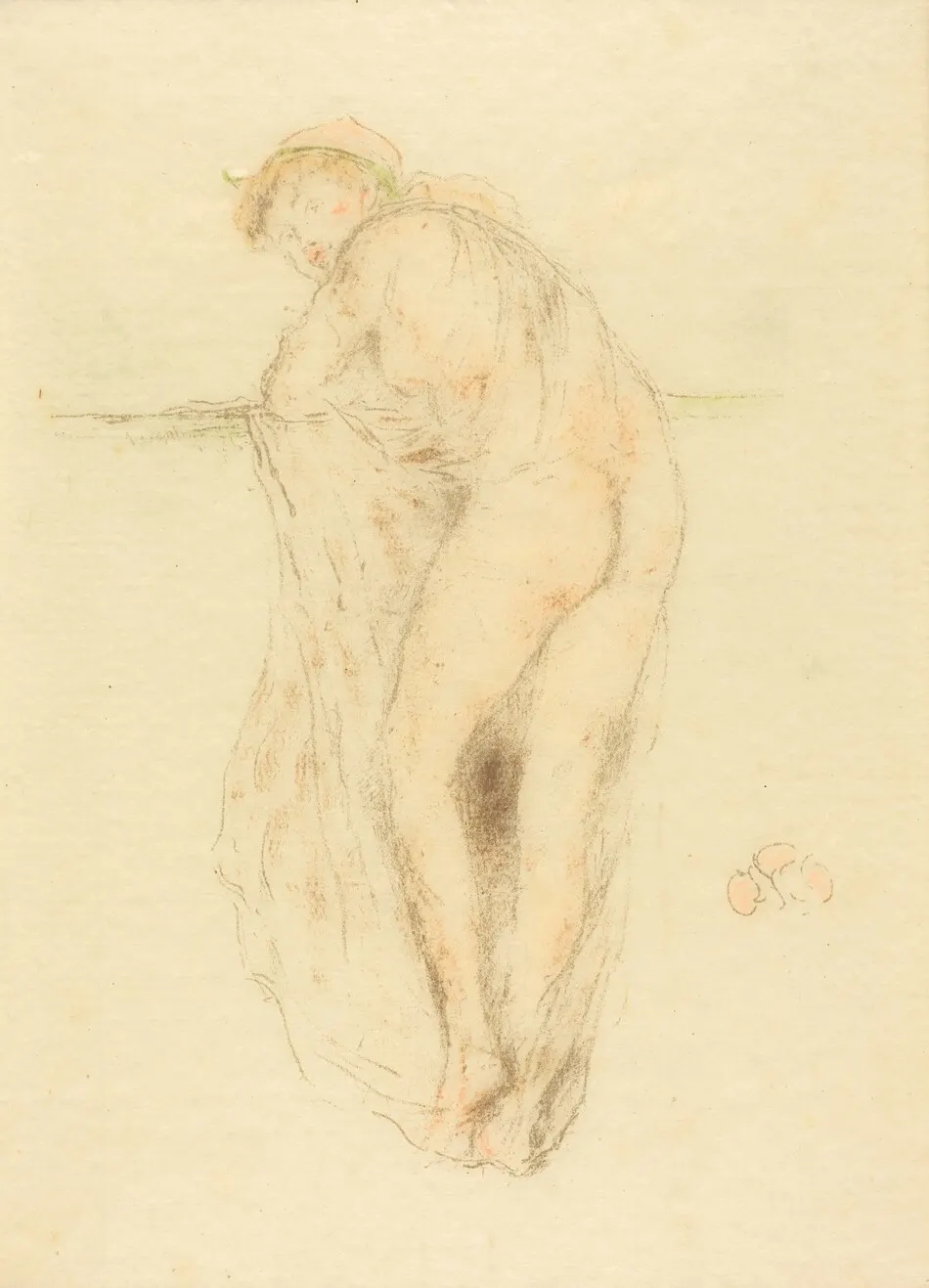 Nude Model, Back View by James McNeill Whistler