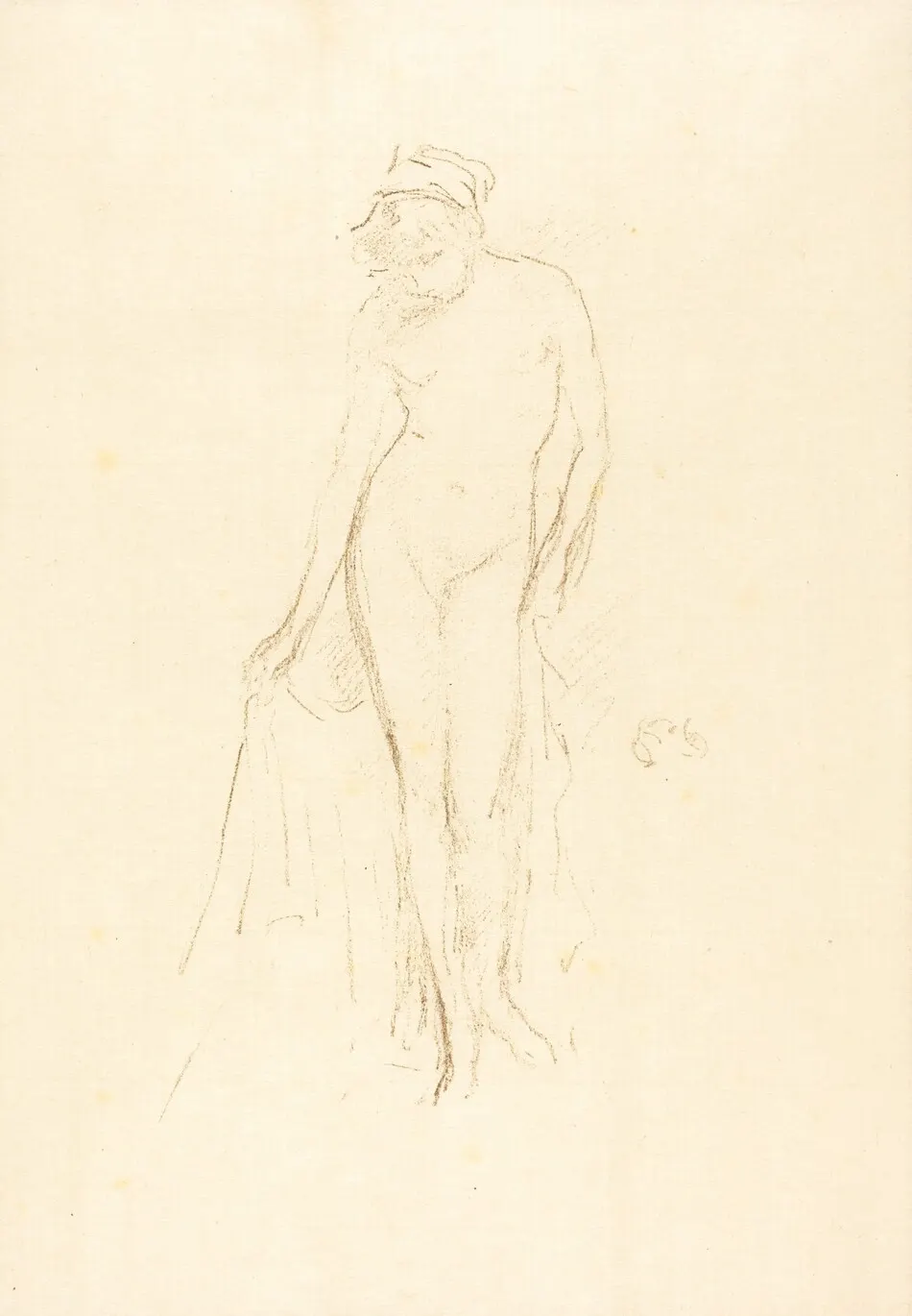 Nude Model, Standing by James McNeill Whistler