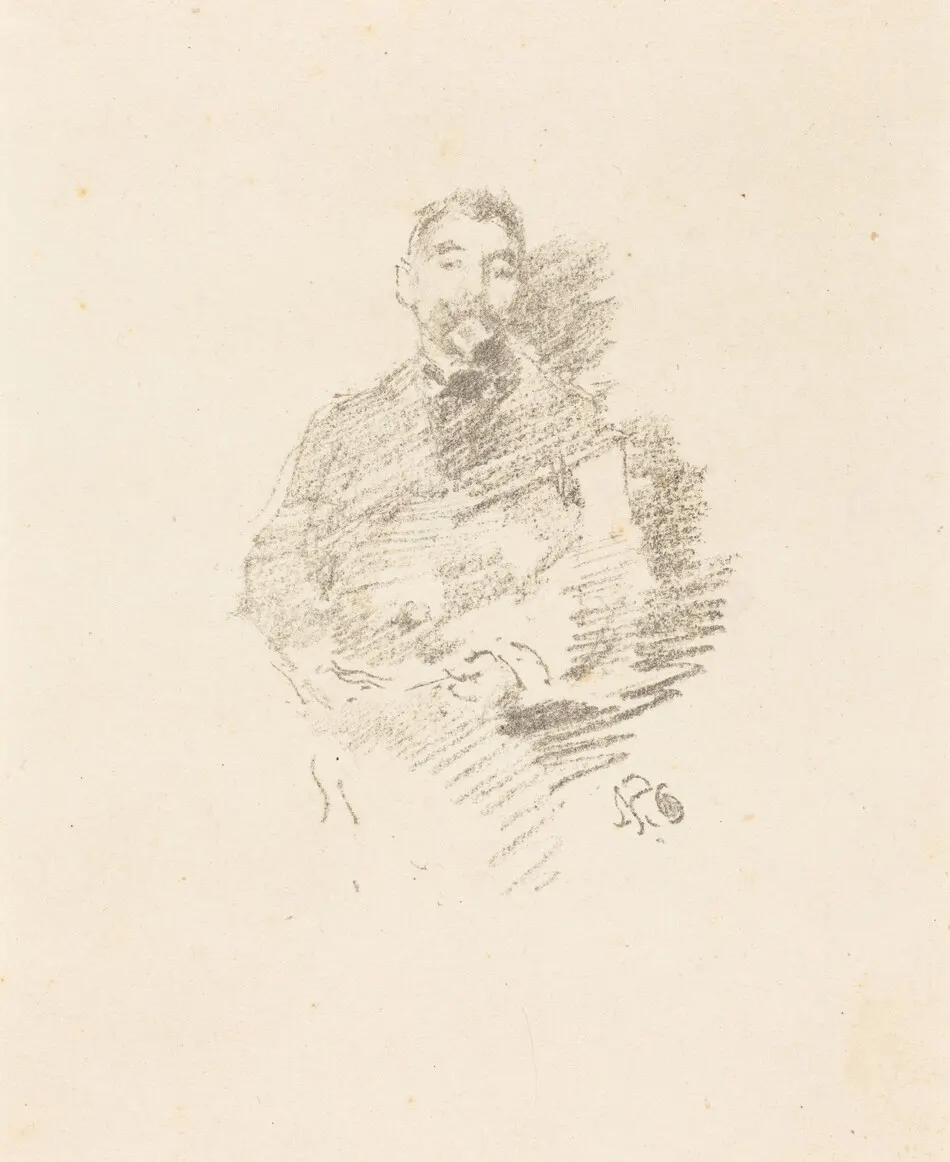 Stéphane Mallarmé by James McNeill Whistler