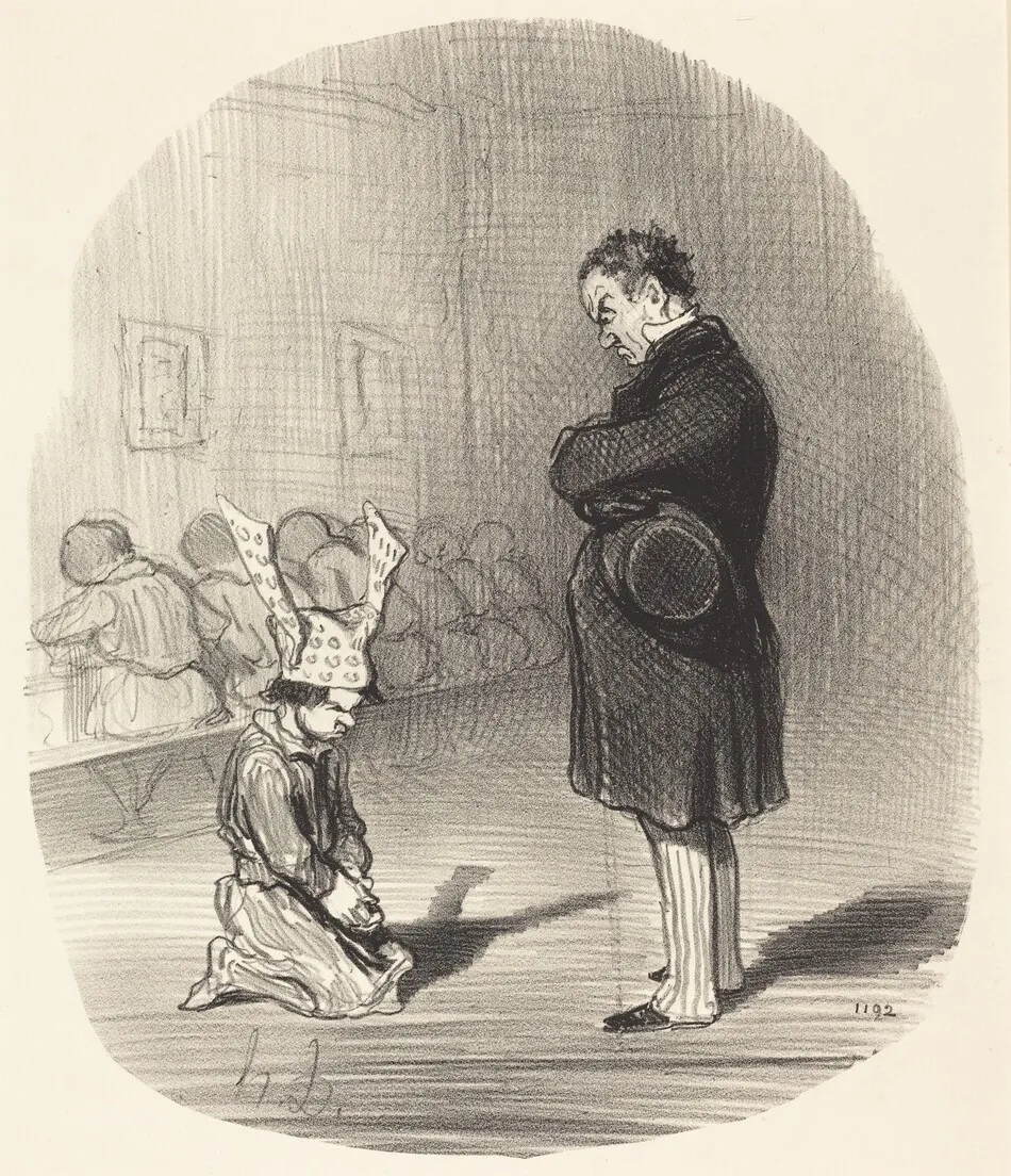 Les Suites d'une insurrection by Honoré Daumier