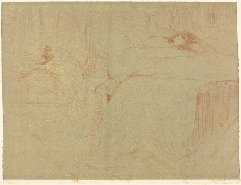 Woman on Her Back (Femme sur le dos) by Henri de Toulouse-Lautrec