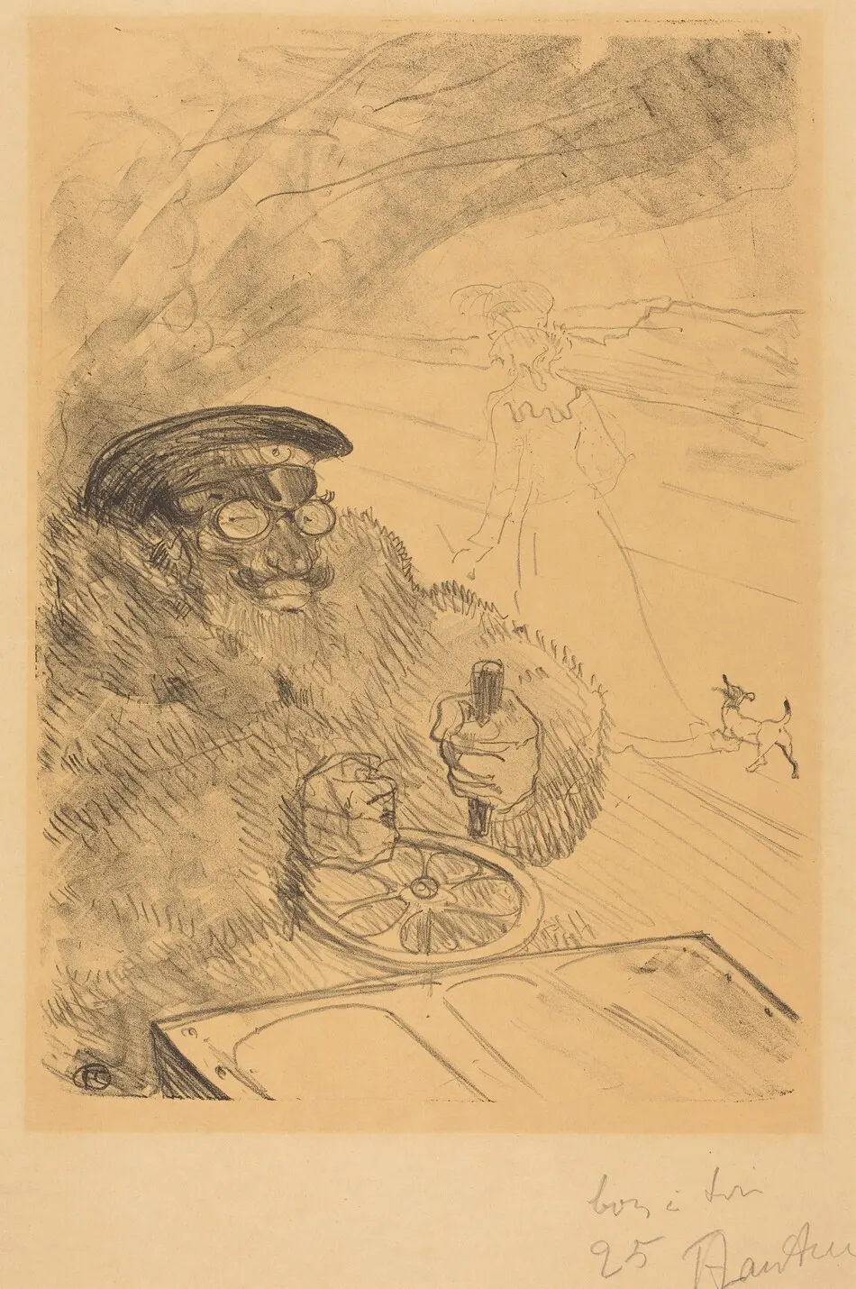 The Motorist (L'automobiliste) by Henri de Toulouse-Lautrec