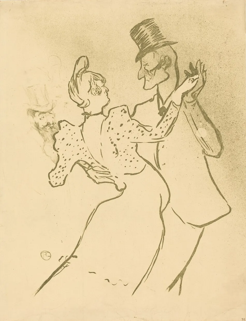 La Goulue by Henri de Toulouse-Lautrec