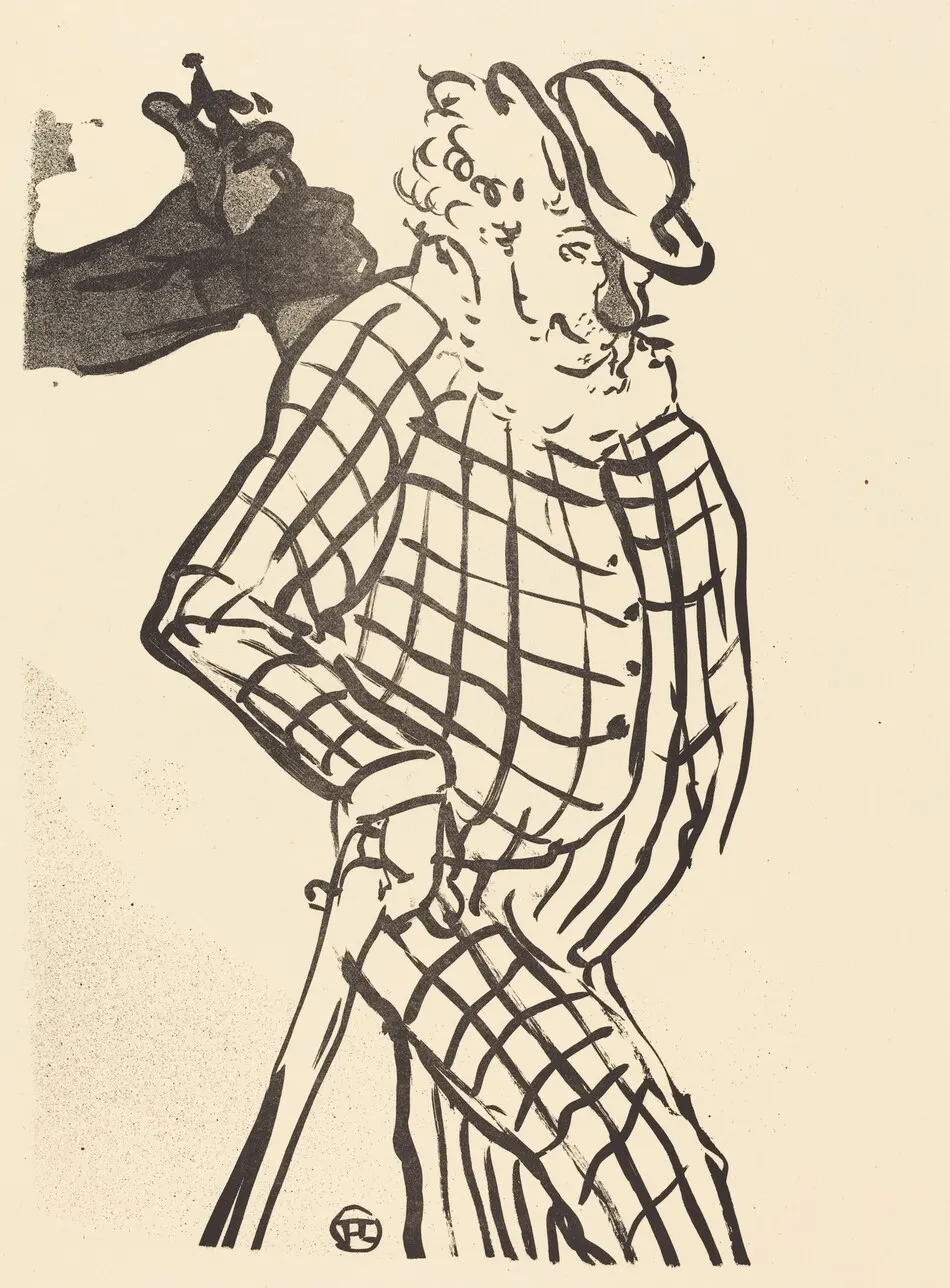 American Singer (Chanteur américain) by Henri de Toulouse-Lautrec
