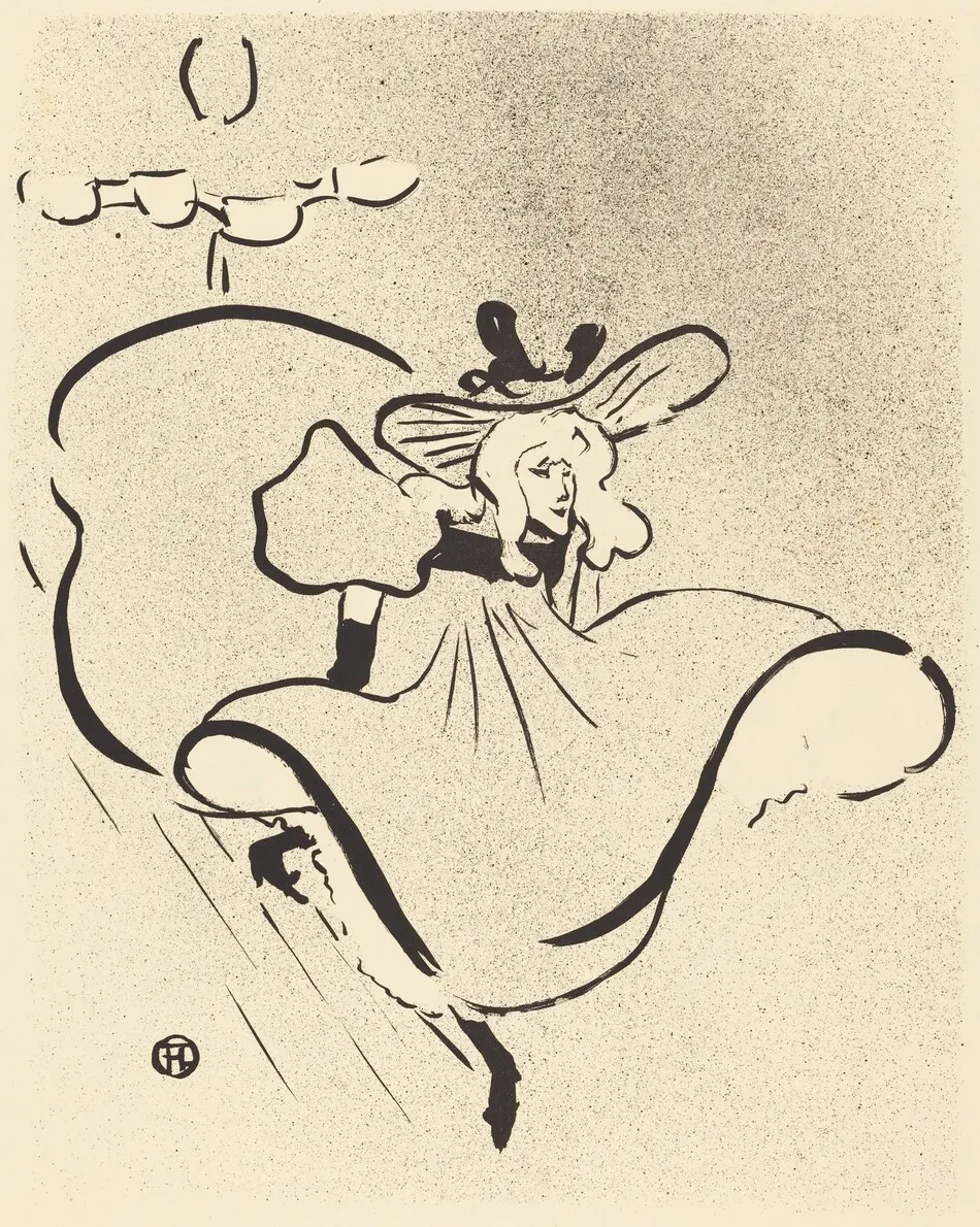Jane Avril by Henri de Toulouse-Lautrec