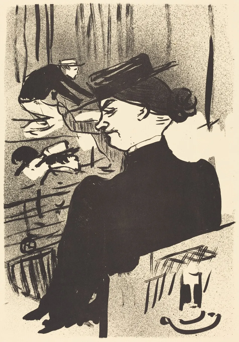 A Spectator (Une spectatrice) by Henri de Toulouse-Lautrec