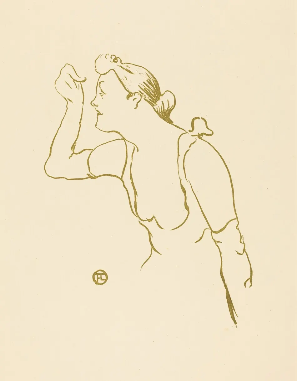 Paula Brébion by Henri de Toulouse-Lautrec