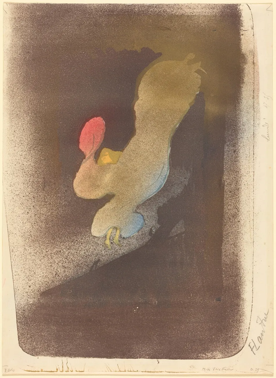 Miss Loïe Fuller by Henri de Toulouse-Lautrec