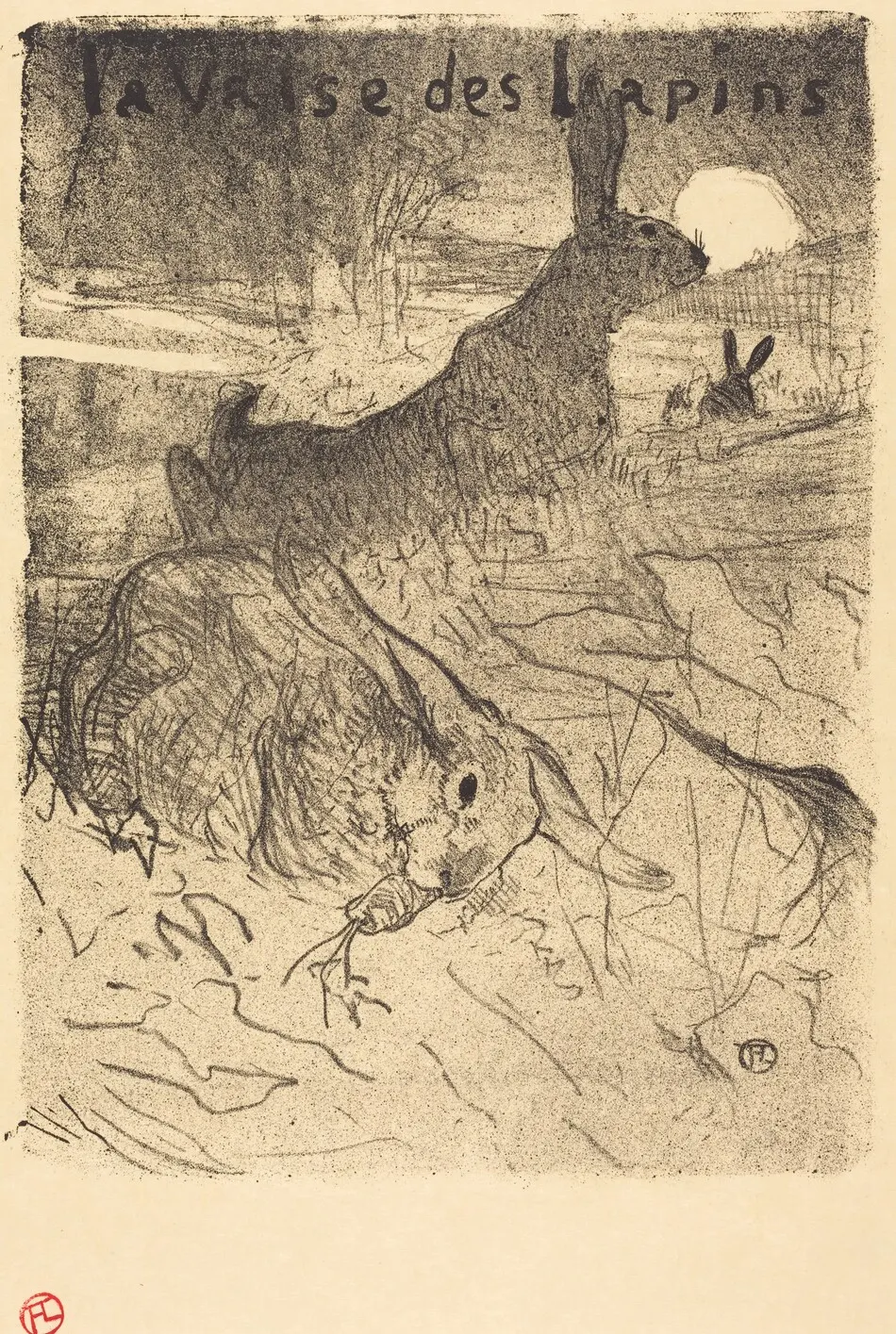 La valse des lapins by Henri de Toulouse-Lautrec