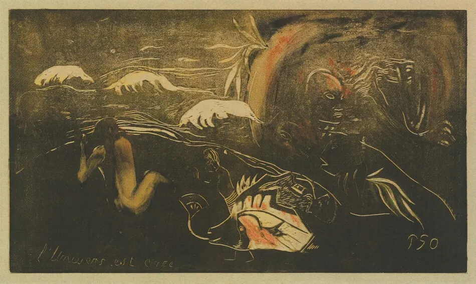 The Universe is Created (L'Univers est créé) by Paul Gauguin