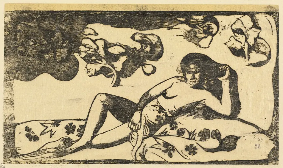 Te Arii Vahine (Lady of Royal Blood) by Paul Gauguin