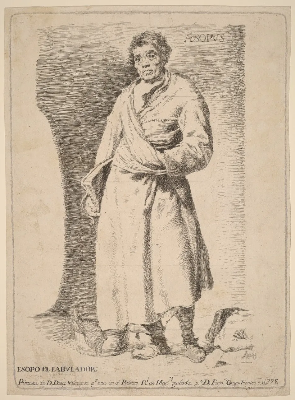 Aesopvs (Aesop) by Francisco Goya